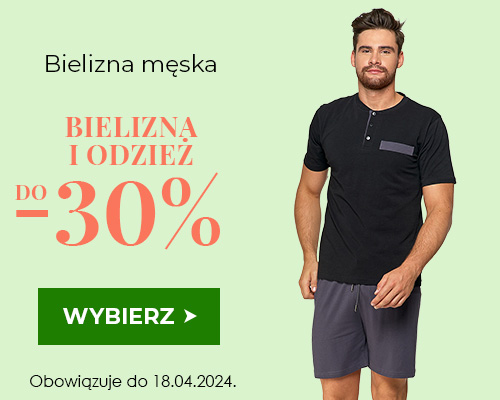 promocja, kolekcja bielizny męskiej -15% w sklepie kontri.pl